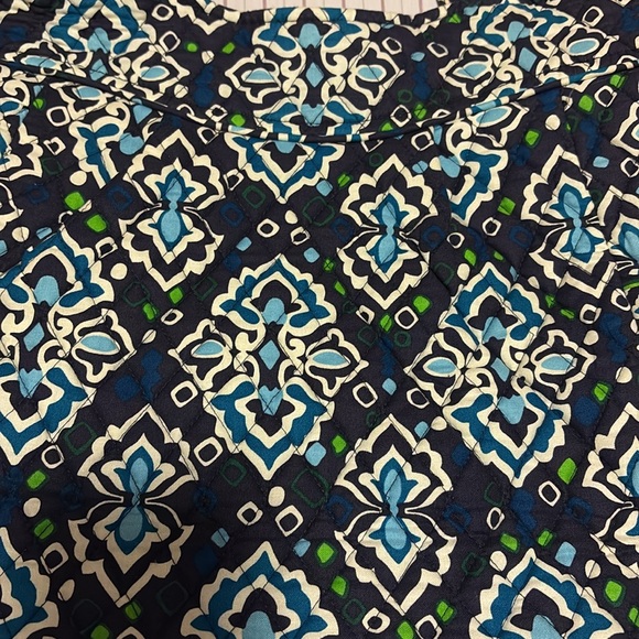 NWOT blue Vera Bradley pleated tote - Picture 7 of 12